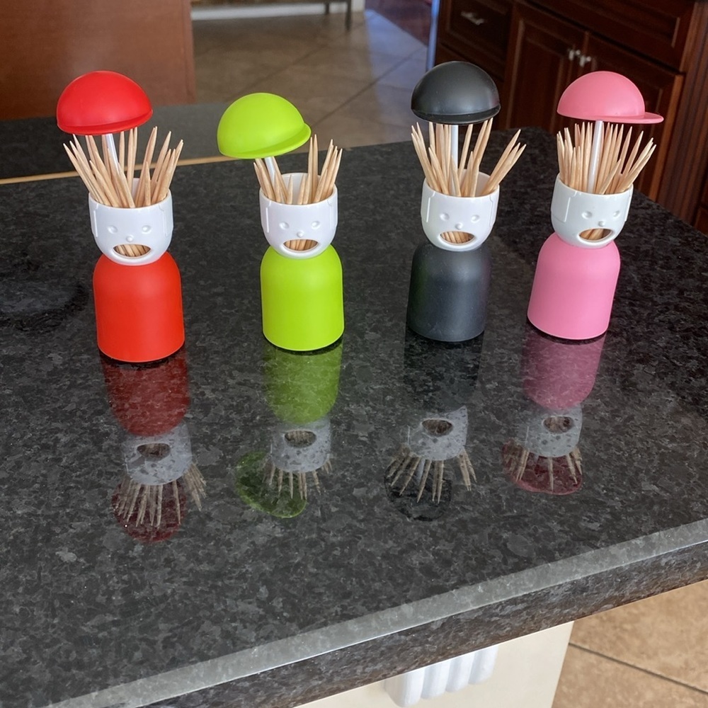 One Picky Boy Toothpick Holder Assorted Colors NEW IN BOX